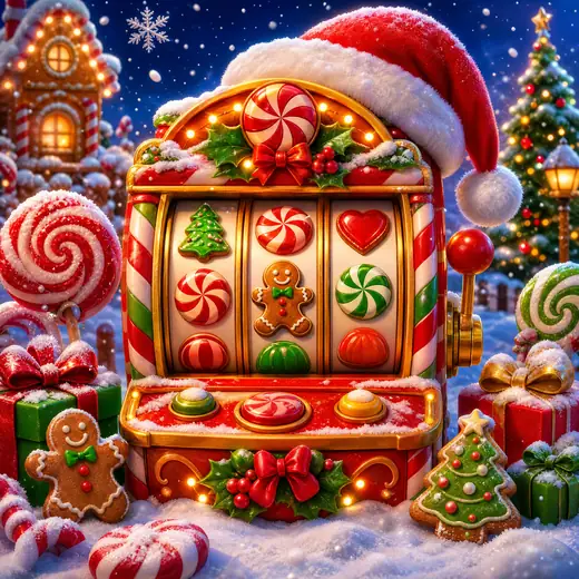 Ilustrasi permainan slot Sweet Bonanza Xmas